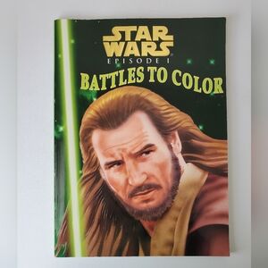 Star Wars Episode I Battles to Color | Kid's Vintage Coloring Book